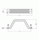 Bar Anode For Engine Honda BF 350 HP - ALUMINIUM - 7mm-0.28" - original part number: 50116-ZVP-000 - 01414AL - Tecnoseal